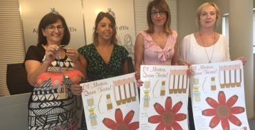 La concejalía de Promoció Lingüística acerca el Misteri a los escolares con un recortable de la Mangrana