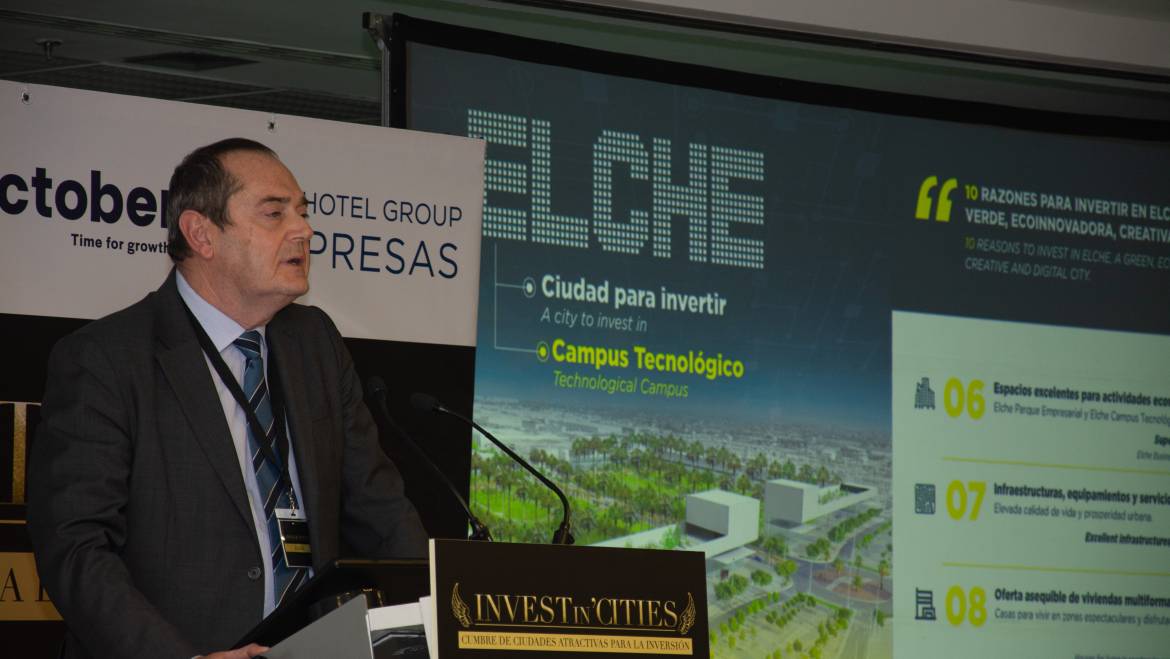 El Ayuntamiento de Elche presenta su proyecto “Elche ciudad para invertir” y Elche Campus Tecnológico” en una cumbre de inversión celebrada en Madrid
