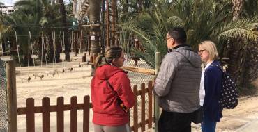 Elche recibe la visita de varios periodistas internacionales para ampliar la información turística de la ciudad en la guía de viajes de Ryanair