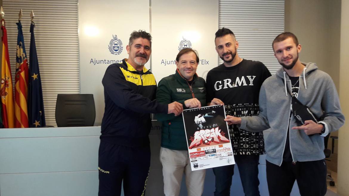 Presentación del Campeonato Nacional de Breakdance, BREAK IT SPAIN, en Elche