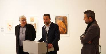 Inauguración de la exposición dedicada a Pepe Carvalho en el MACE