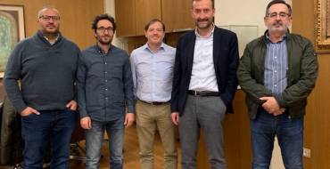 Recepció de l’alcalde i el regidor d’Esports al Club Handbol Elx