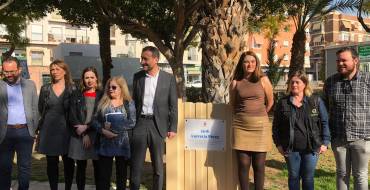 Reinaugurado el jardín en memoria de Lucrecia Pérez en Carrús Oeste