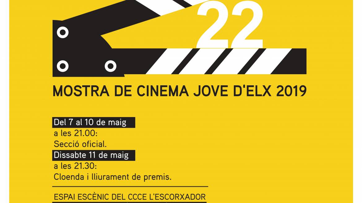 Más de 90 cortometrajes concurrirán en la XXII Mostra de Cinema Jove d’Elx