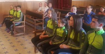 Recepción del Club de Patinaje Dama de Elche en el Consistorio