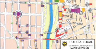Cortes de calle o limitación de estacionamiento previstos para estos próximos días (10 al 16 de mayo)