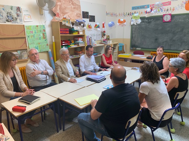 Ajuntament, Generalitat i la comunitat educativa del CEIP La Pau de Torrellano acorden construir un nou col·legi
