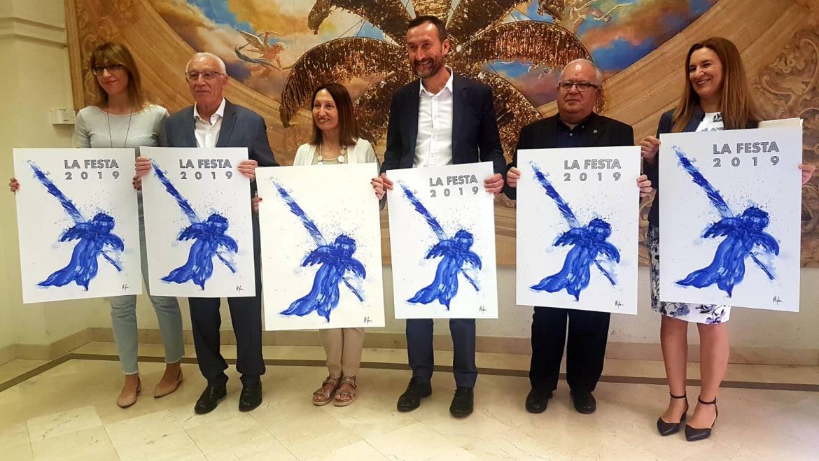 El ángel de la Mangrana protagoniza el cartel de las representaciones del Misteri d’Elx 2019