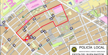 Cortes de calle o limitación de estacionamiento previstos para estos próximos días (7 al 13 de junio)