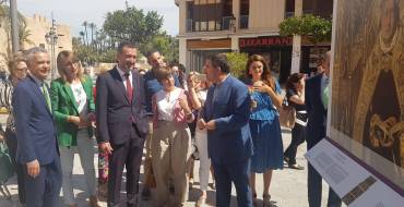 La plaza del Congreso Eucarístico, sede de la exposición temporal ‘El Museo del Prado en las calles’