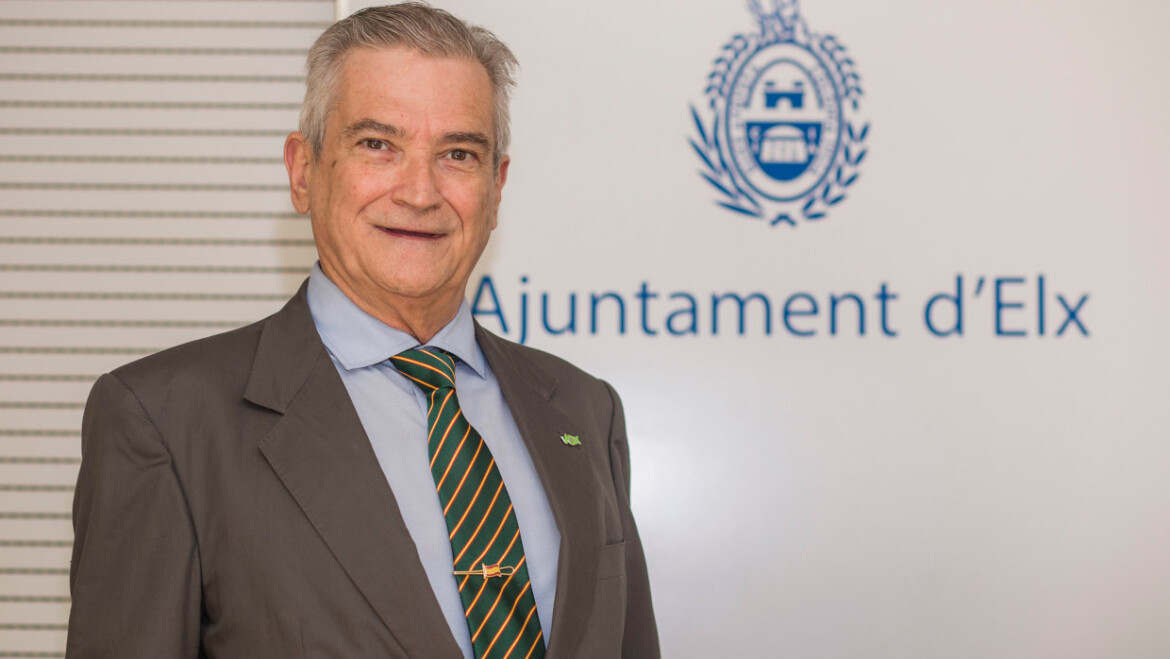 El Ayuntamiento de Elche designa el sábado 28 de enero día de luto oficial por el fallecimiento del concejal de Vox Juan Antonio Alberdi