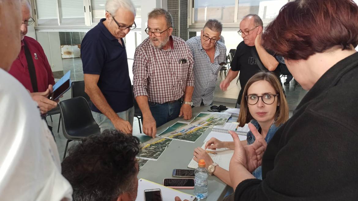 Medio Ambiente informa del proyecto de restauración de la pinada de La Marina que ya está en marcha