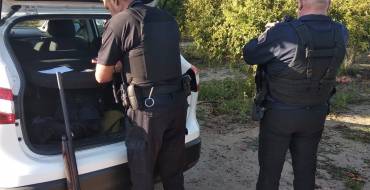 Intervenciones de escopetas al inicio de la temporada de caza