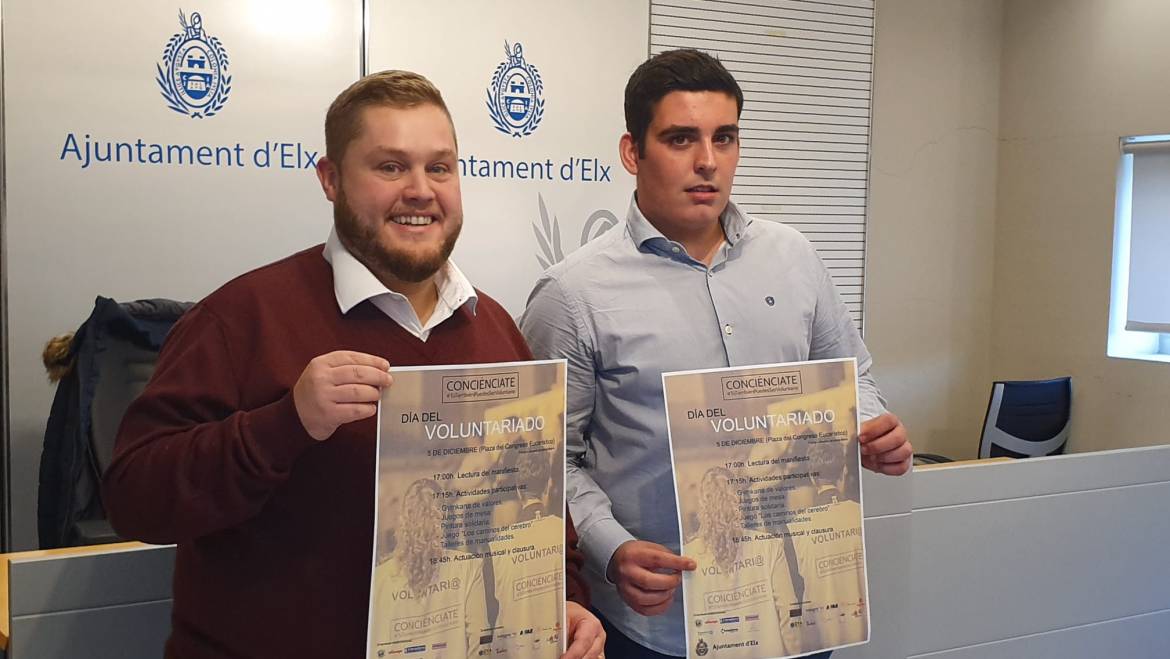 El Ayuntamiento de Elche celebra el Día del Voluntariado para homenajear a las personas que ayudan a los más necesitados