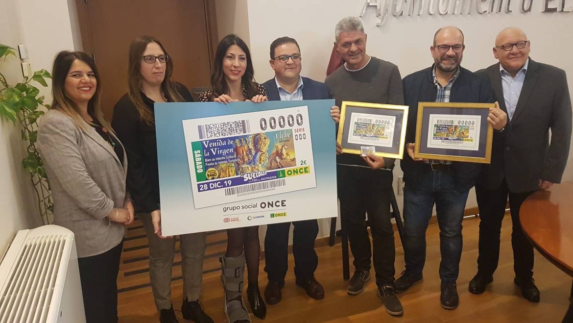 La ilustración del cupón de la ONCE del próximo 28 de diciembre aludirá a las fiestas de la Venida de la Virgen