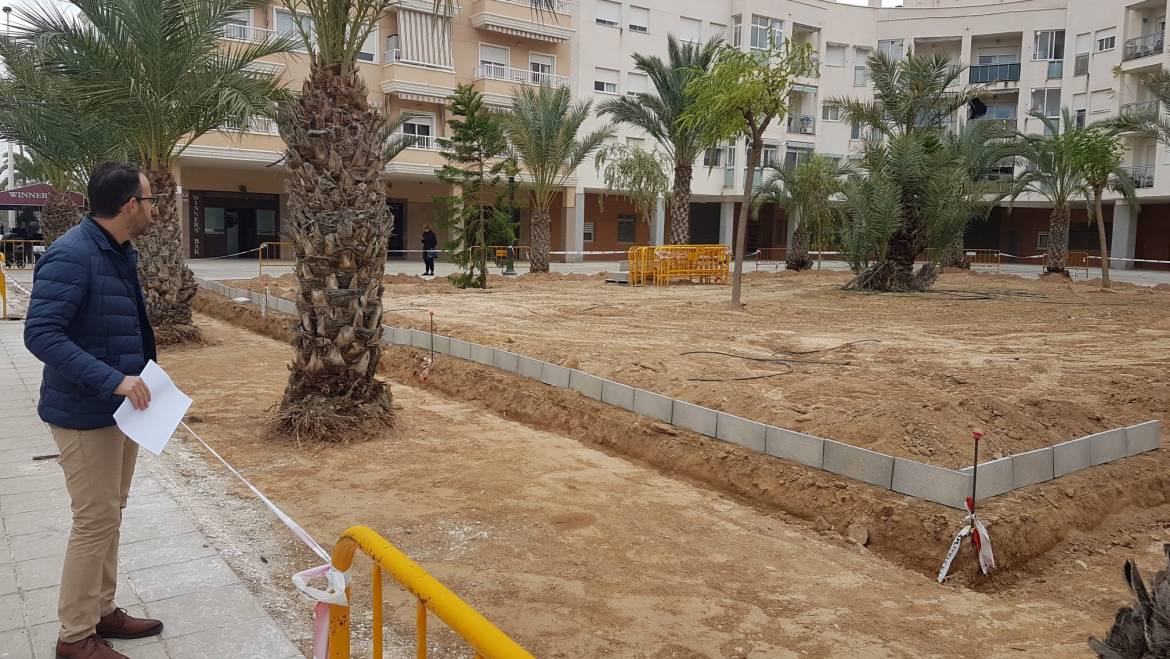 En marcha la renovación de la plaza Profesor Pepe Belso