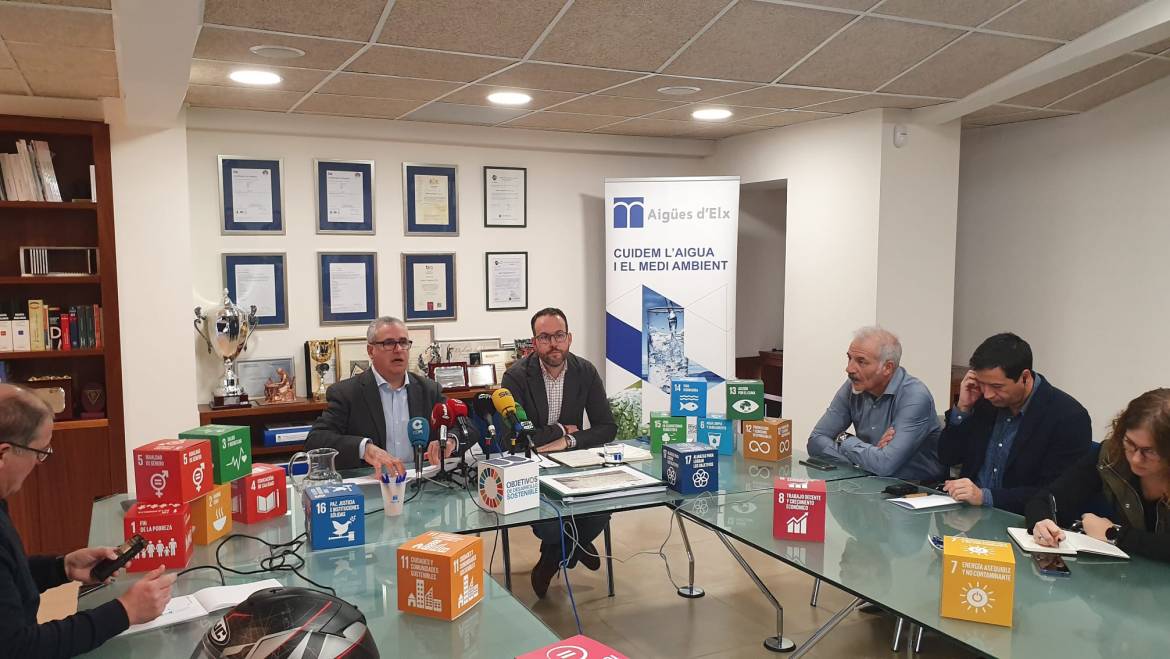 Aigües d’Elx destinará seis millones de euros en el próximo ejercicio a mejorar la red de abastecimiento