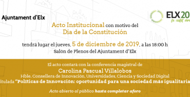 Sigue en directo el acto institucional con motivo del Día de la Constitución