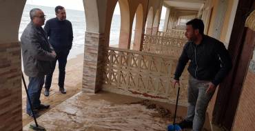 El alcalde de Elche considera que los daños ocasionados por el temporal Gloria en el litoral son ‘millonarios’