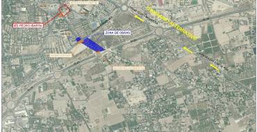 La construcción de un aliviadero obliga a cortar el tráfico en tramos del Camino Viejo de Santa Pola y de la calle Avet