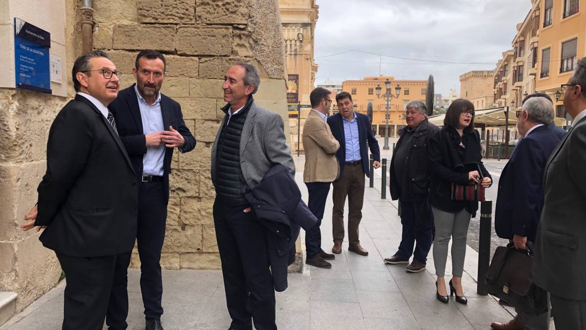 Carlos González recibe en la Calahorra al comité ejecutivo de UEPAL