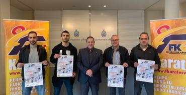 Vicente Alberola presenta  la Jornada de la Liga Autonómica de Kárate Infantil