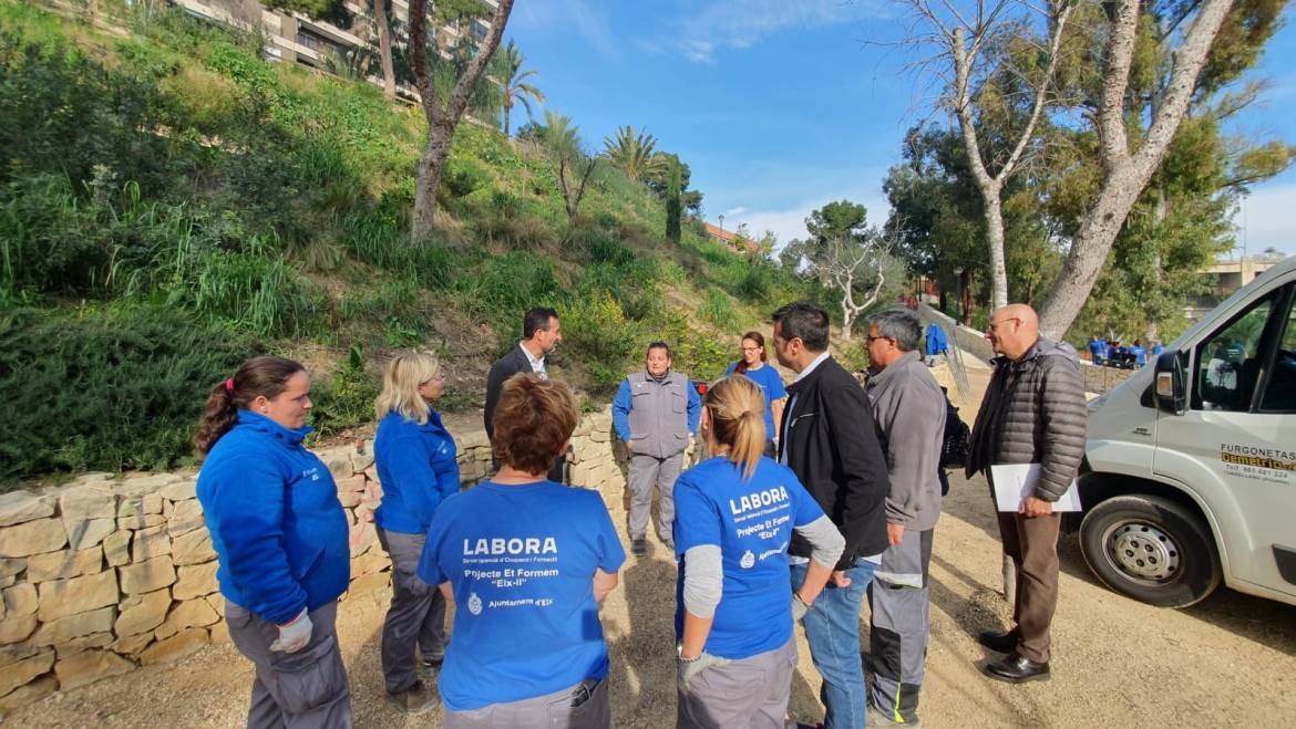 L’Ajuntament duplica la inversió en la regeneració del vessant del Vinalopó amb programes de formació i ocupació
