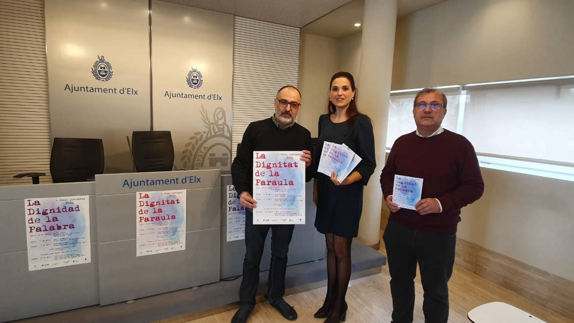 Javier Cercas, Cristina Morales y Bernardo Atxaga en la quinta edición del ciclo literario “La dignidad de la palabra”
