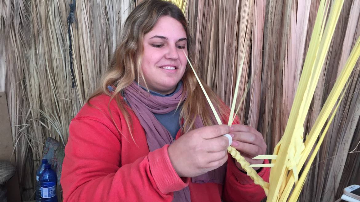 La emergencia sanitaria impide al Ayuntamiento enviar este año las palmas blancas al Papa, a los Reyes y al presidente del Gobierno