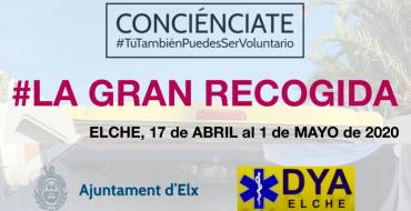 El Ayuntamiento colabora con los jóvenes voluntarios de “Conciénciate” en la recogida de alimentos en supermercados para las familias más vulnerables