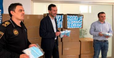 Mañana comienza la distribución de las 56.000 mascarillas enviadas por el Gobierno a las personas que se dirigen a sus trabajos