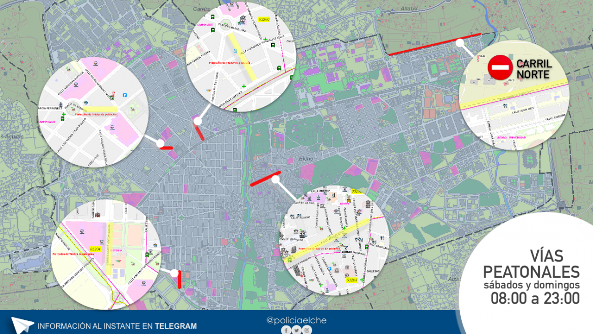 Tall de zones per a vianants