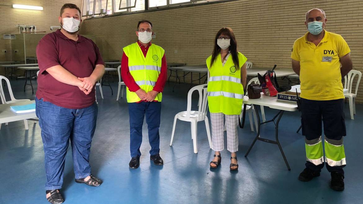 APAEX colabora con el Ayuntamiento de Elche para ayudar a los usuarios del albergue provisional de El Toscar