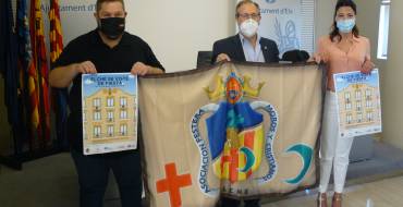La iniciativa solidària “Elx es vesteix de festa” omplirà els balcons de llum i color amb banderes de Moros i Cristians