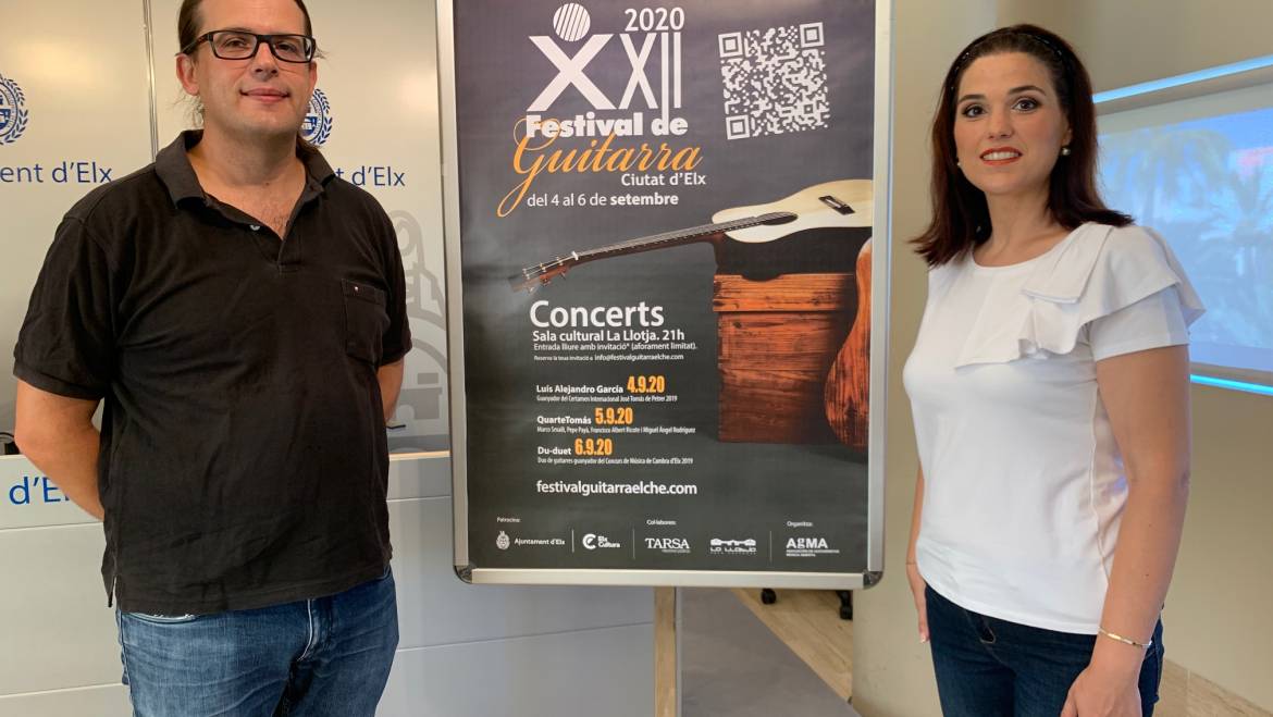 El Festival de Guitarra ‘Ciutat d’Elx’ se celebrará durante el mes de septiembre