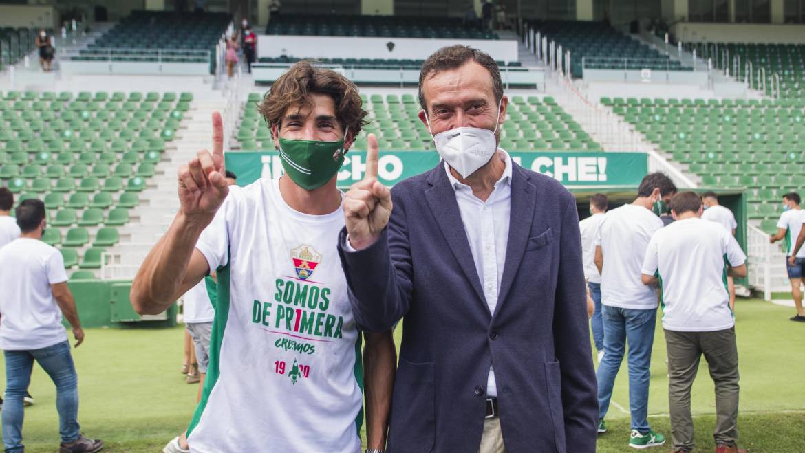 Carlos González: “Con vuestro triunfo ayer en Girona se ha hecho justicia a este club y a esta ciudad”