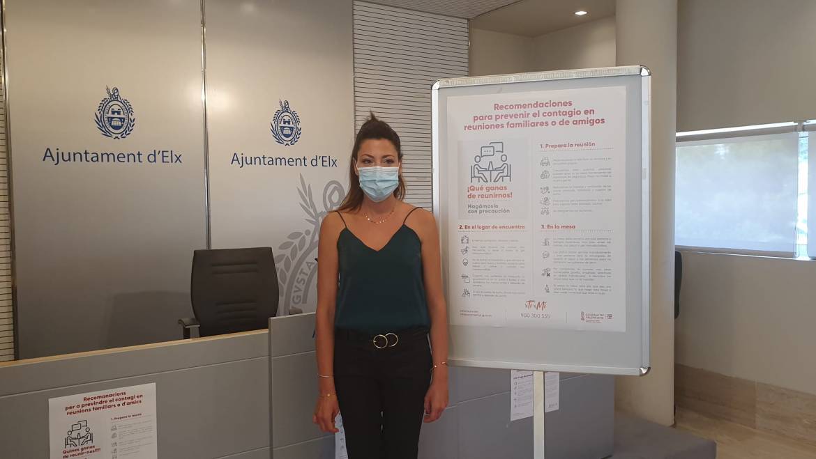 La Concejalía de Sanidad recuerda las recomendaciones que se han de seguir para prevenir el contagio en reuniones familiares o de amigos