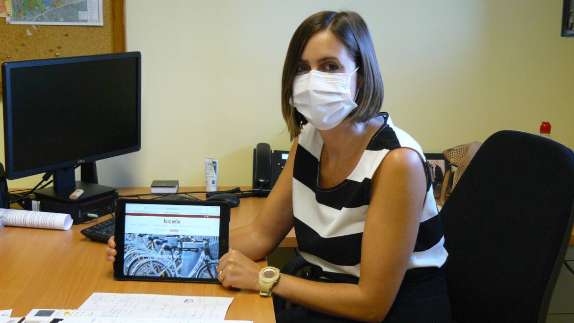 Mobilitat Sostenible presenta la nova web del servei de préstec de bicicletes públiques BiciElx