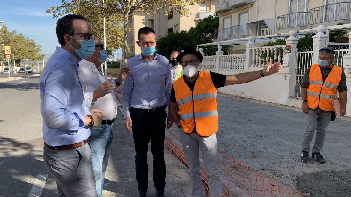 Las obras de mejora y modernización del espacio público en pedanías llegan a Arenales del Sol