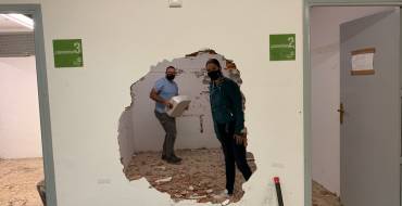 El Ayuntamiento inicia la reforma de la Rotonda del Parque Municipal para potenciar su uso cultural ante la reducción de aforos por la pandemia