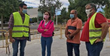 Las obras del nuevo carril bici de la Avenida Ramón Pastor cumplen los plazos establecidos para estar operativo en diciembre