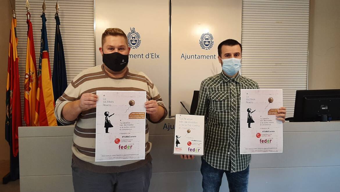 El Ayuntamiento de Elche y el Colectivo Vida invitan a colaborar en la campaña ‘La última peseta’ que finaliza este sábado