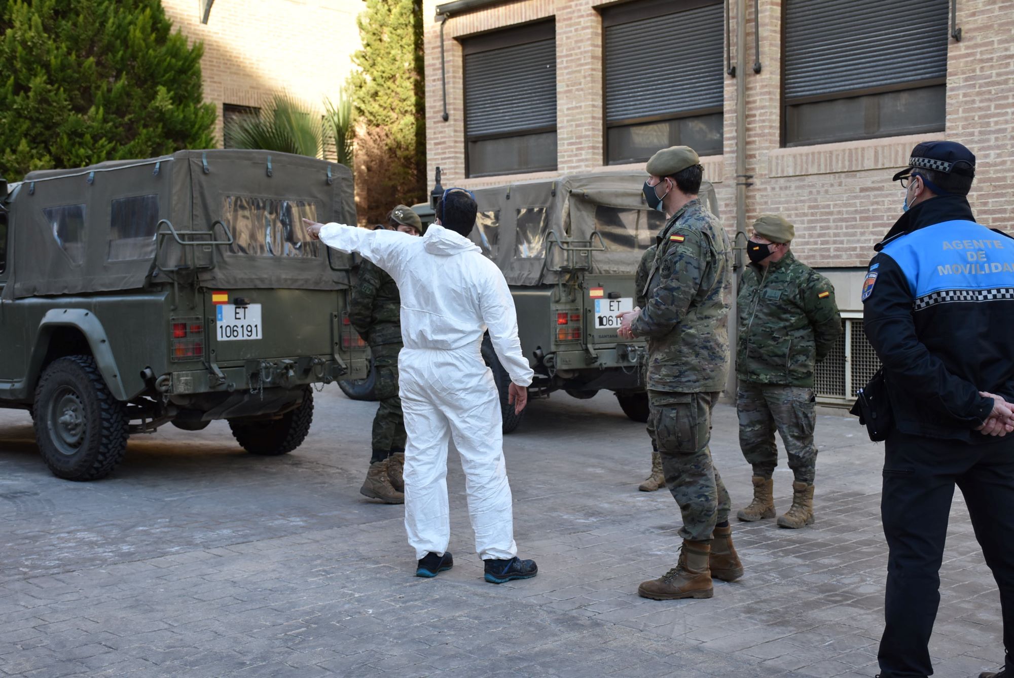 Desinfección asilo de Elche