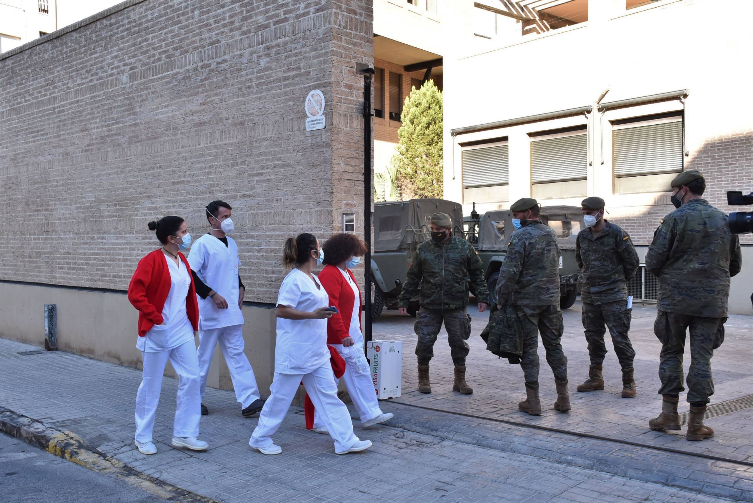 Desinfección asilo de Elche