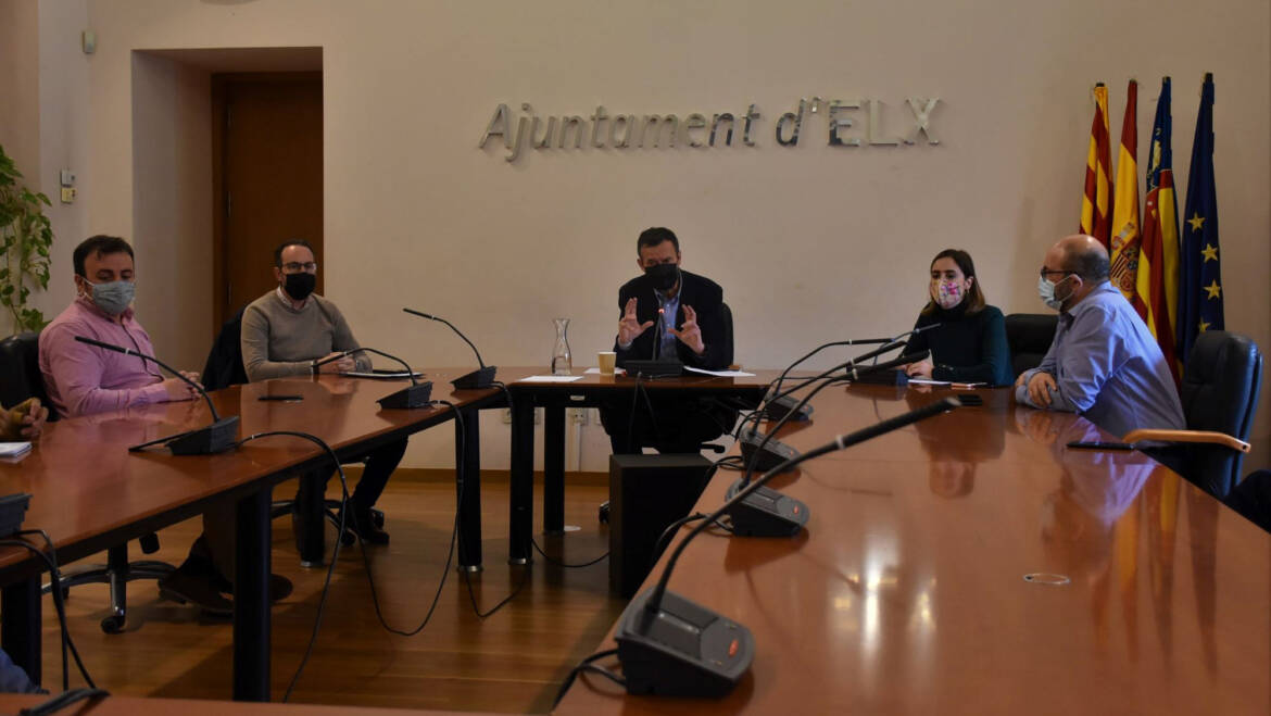 El equipo de gobierno municipal centrará este año su gestión en la lucha contra la pandemia y en la recuperación socioeconómica de Elche