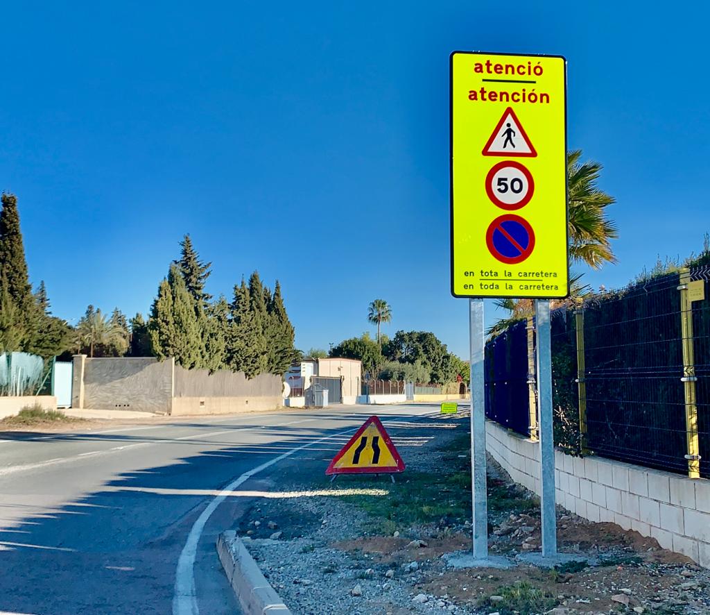 WhatsApp Image 2021-01-14 at 11.11.58 Movilidad mejora la seguridad de la carretera de Torrellano al aeropuerto