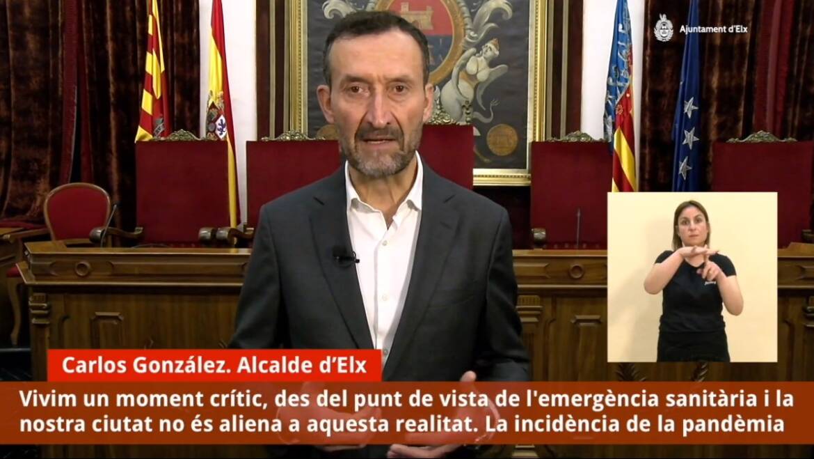 Carlos González pide a la población «compromiso y responsabilidad» para cumplir las medidas sanitarias y salir de la situación de emergencia por la covid