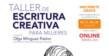 La concejalía de Igualdad y la Casa de la Dona retoman el Taller de escritura creativa para mujeres