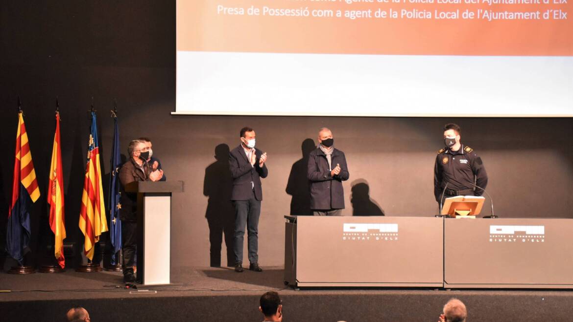 Catorce nuevos agentes refuerzan desde hoy la plantilla de la Policía Local de Elche