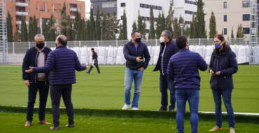 Visita a las obras del Polideportivo Altabix